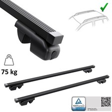 Barres de toit pour Renault Espace IV 02-15 (barres longitudinales ouvertes)