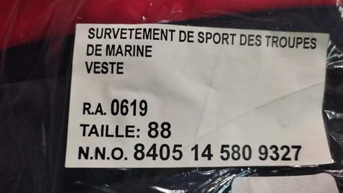 Veste survetement militaire - de,