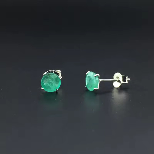 Boucles oreilles émeraude - boucles, d'oreilles