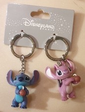 PORTE CLÉS / Keychain / Llavero DUO LILO STITCH PVC Disneyland Paris