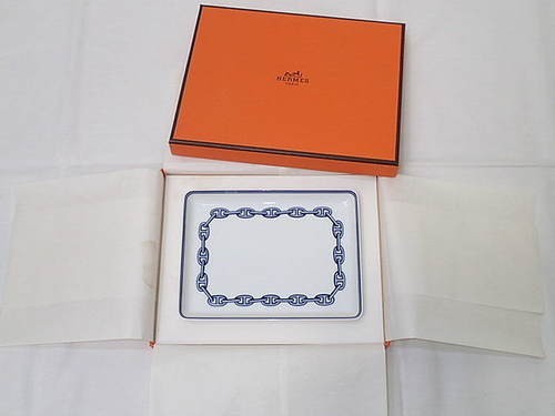 Plateau porcelaine hermès - plateau,