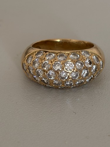 7490 bague jaune diamants - 7490-, or