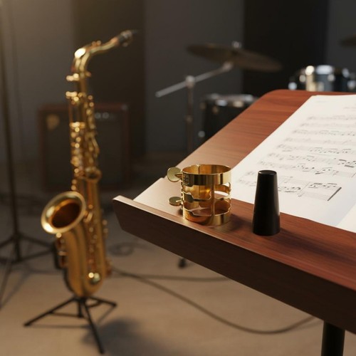 Ligature métallique saxophone - métallique,