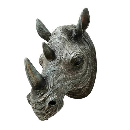 Tête rhinocéros corne - rhinocéros,