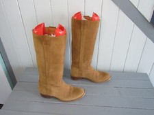 Bottes en daim camel P 36 San