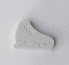 cyb - Fève mate blanche patin