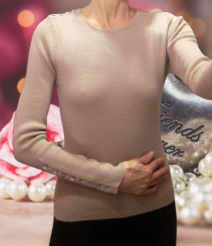 Pull vieux rose caroll - rose,