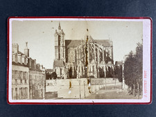 Guittet, France, Le Mans, Cathédrale, CDV albumen print Vintage cdv albumen prin