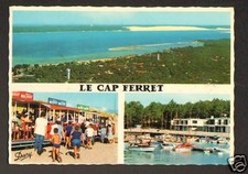 CAP FERRET (33) PETIT TRAIN ,VILLAS & Vue aérienne 1971