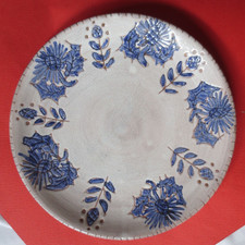 Assiette - Marie - Madeleine Jolly Atelier Le Triskel - 1950 - signé - TBE -