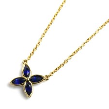 Collier Tiffany & Co. Victoria saphir or jaune 18 carats YG 15,7 pouces 1,9 g