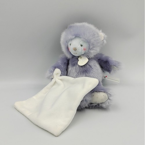 Doudou compagnie ours bleu - et,