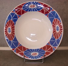 Ancienne assiette creuse x 6 céramique Sarreguemines DV modèle Sonia - Faience