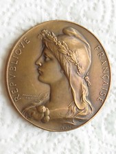Médaille République Française offert par les SENATEURS  Hte MARNE - A. Bertrand 