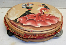 Tambourin à cymbales vintage