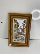 Tableau avec image commémoratif 14 juillet à bouxwiller dessin Hansi bonne etat