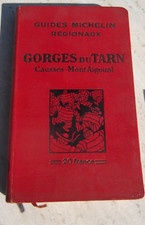 Guide Michelin Régionaux GORGES DU TARN - 1929/1930 -  bon Etat