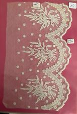 DENTELLE ANCIENNE DE BRUGES SUR CARTON 21 CM SU 27cm sur 29 cm  N° 15