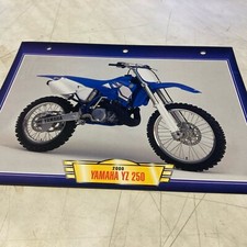 Yamaha YZ250 2000 250 YZ fiche carte moto passion collection Atlas