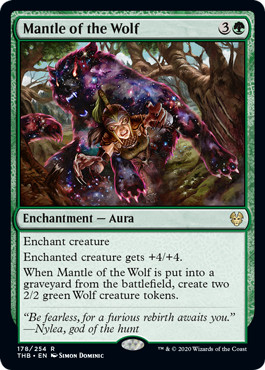 Magic mtg manteau loup - mtg,