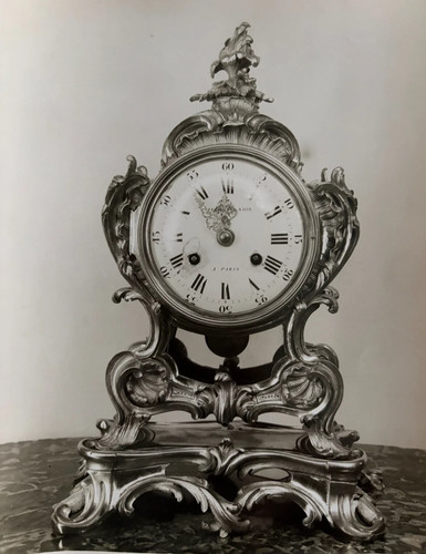 Photographie pendule bronze - pendule,