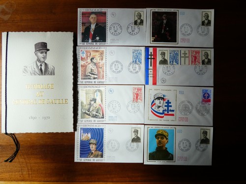 Timbres 1er jour hommage - timbres, à
