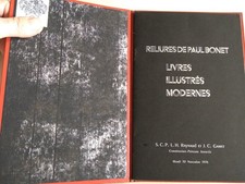 RELIURES DE PAUL BONET - CATALOGUE DE VENTE 1976