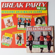 Break Party/Break Machine, Compilation 80's, Lot De 2 Vinyl LP 33t/SP 45t