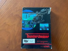 IBM PC TANDY Thunderchopper SubLOGIC 5 1/4 DISK VERY RARE FREE S&H