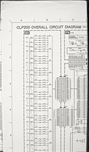Yamaha clp 200 clavinova - yamaha, clp-200