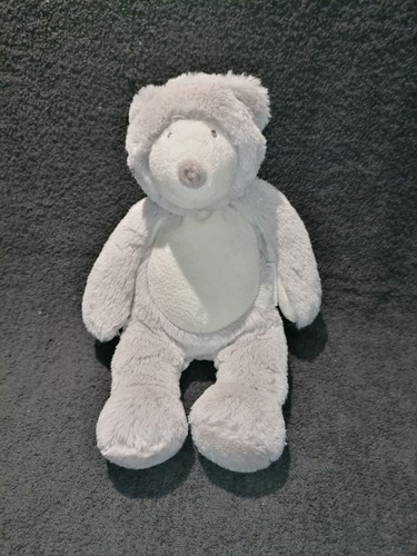 Doudou peluche ours gris - , et