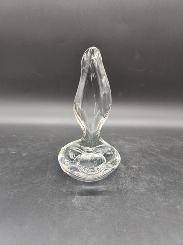Cendrier verre soufflé flamme