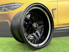 4X 15 Pouces 6X139,7 Jantes Monobloc Noires Mat Pour Toyota Hilux