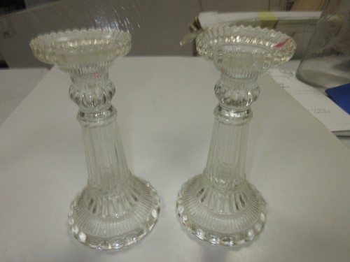Ancienne paire bougeoir en - paire, de