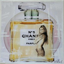 Tableau Pop Art Street Chanel