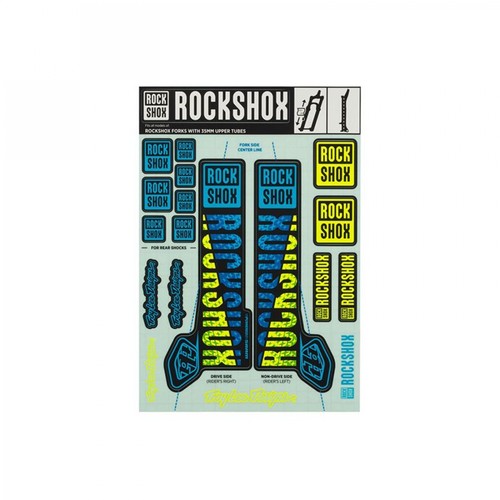 Kit autocollants rock troy lee - kit,