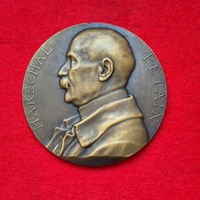 Médaille : Maréchal Pétain don de l'Etat Français Dammann 1922