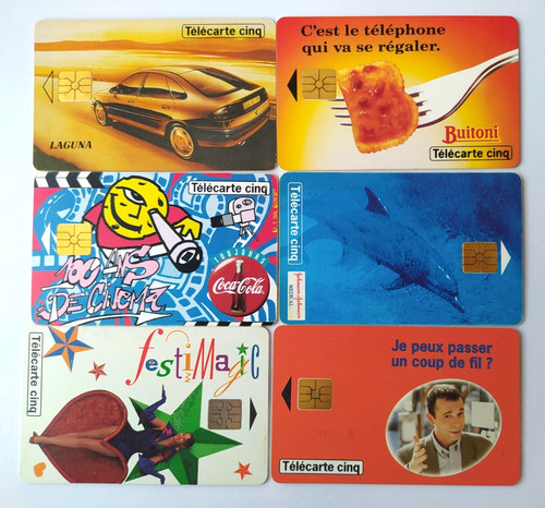 France telecartes unites - france, 5