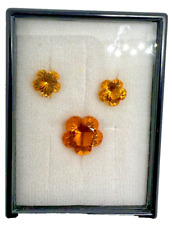GEMME PIERRE CITRINE FLEURS BRESIL  16,70 CARATS