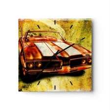 Horloge murale en verre