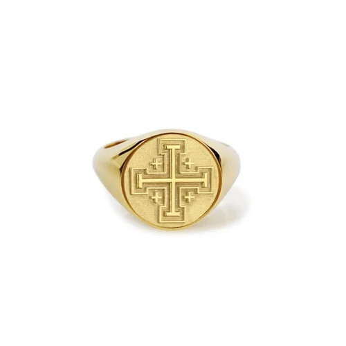élégante bague chevalière - Élégante,