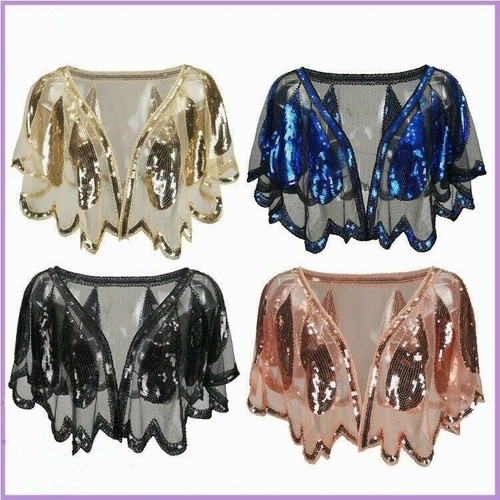 Cape vintage paillettes - cape,