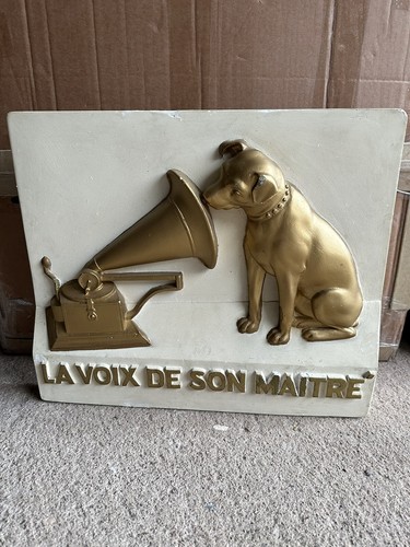 Rare gramophone ancien plâtre - rare,