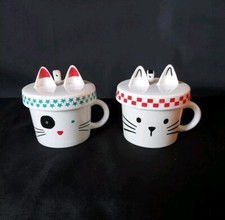 Tasses Déjeuner Chat Derrière la porte (DLP)