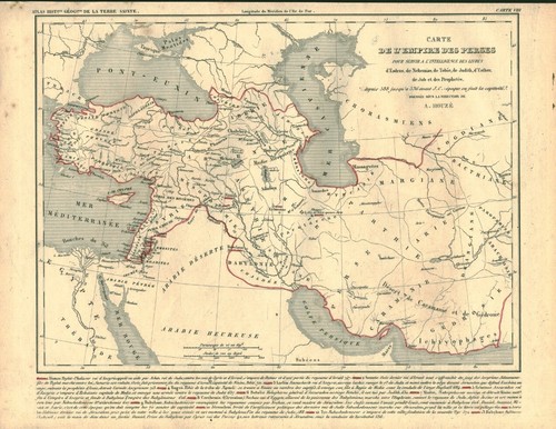 Gravure ancienne carte
