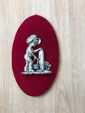 cadre étain vintage sur