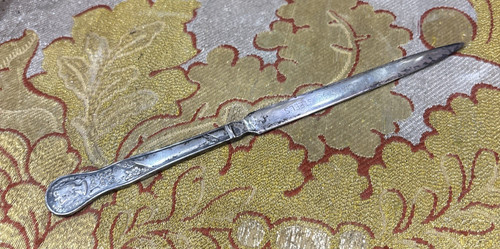 Coupe papier metal - coupe, argenté