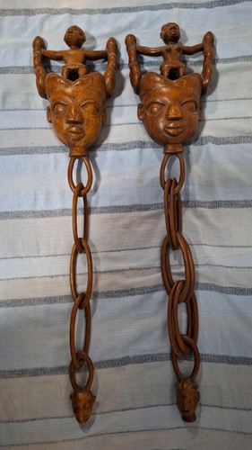 Ancienne paire masques avec - ancienne,