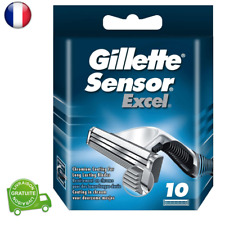 Gillette Lames de Rasoir Homme Sensor 3, Pack de 10 Lames de Recharges