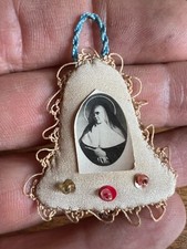 Reliquaire Tissus  Voyage Sacred Art Sacré XIX EMe Reliquary N65